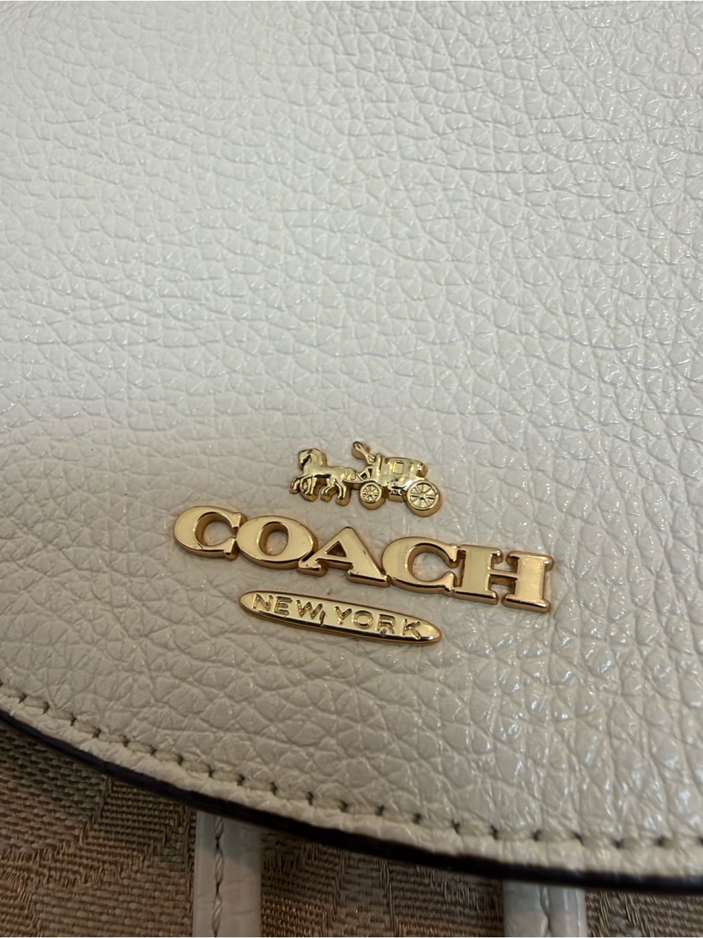 Coach Ruck Sack Backpack in Beige & Brown - Picture 4 of 12